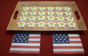 4th of July_Deviled Eggs_with_american_flags_in_star_shapes